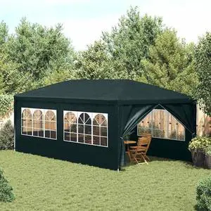 vidaXL Party Tent Outdoor Canopy Tent Patio Gazebo Marquee Sunshade Green