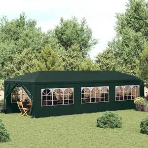 vidaXL Party Tent Outdoor Canopy Tent Patio Gazebo Marquee Sunshade Green