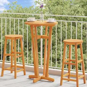 vidaXL Bar Table Outdoor Pub Table Garden Patio Bistro Table Solid Acacia Wood vidaXL Bar Table Outdoor Pub Table Garden Patio Bistro Table Solid Acacia Wood