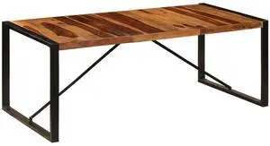 vidaXL Dining Table Natural Acacia wood