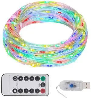 vidaXL LED String with 300 LEDs MultiColor 1181.1"