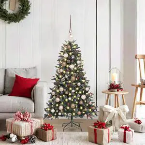 vidaXL ArtificialChristmasTree with Stand Green 68 x 68 x 120 cm PVC