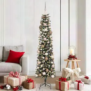 vidaXL Artificial Christmas Tree with Stand Green 50.5 x 50.5 x 180 cm