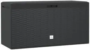 vidaXL Outdoor Storage Deck Box Chest for Patio Cushions Garden Tools Anthracite