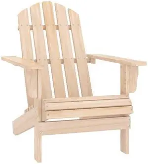 vidaXL Patio Adirondack Chair Solid Fir Wood