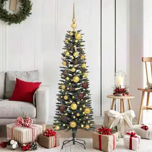 vidaXL Artificial Christmas Tree with Stand Green 40.5 x 40.5 x 120 cm