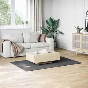 vidaXL 4x6 Ft Rectangular Shaggy Rugs, Fluffy Carpets with Anti-Slip Backing, Indoor Modern Plush Area Rugs for Living Room Bedroom Hallway, Easy-Maintenance Home Decor, Anthracite