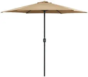 vidaXL Garden Parasol with Pole 210x140 cm Anthracite vidaXL Garden Parasol with Pole 210x140 cm Anthracite