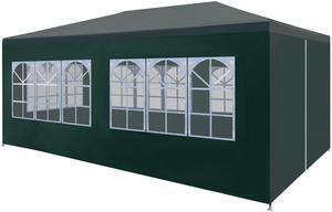 vidaXL Party Tent Outdoor Canopy Patio Gazebo Marquee Sunshade PE Anthracite