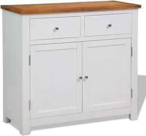 vidaXL Sideboard Kitchen Cabinet with 3 Drawers and 3 Doors Solid Wood Oak