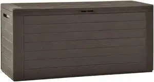 vidaXL Outdoor Storage Box Deck Box with Lid Outdoor Patio Cabinet Anthracite vidaXL Outdoor Storage Box Deck Box with Lid Outdoor Patio Cabinet Anthracite
