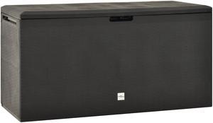 vidaXL Outdoor Storage Deck Box Chest for Patio Cushions Garden Tools Anthracite