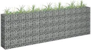 vidaXL Garden Raised Bed Outdoor Planter Pot for Vegetables Flowers WPC Gray