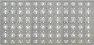 vidaXL Peg Boards Metal Pegboards with Versatile Holes Pegboard Wall 3 Pcs Steel vidaXL Peg Boards Metal Pegboards with Versatile Holes Pegboard Wall 3 Pcs Steel