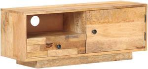 vidaXL TV Stand TV Unit Sideboard TV Console Media Cabinet Rough Mango Wood