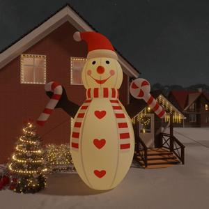 vidaXL Inflatable Christmas Tree Blow up Tree with LEDs Christmas Lighting