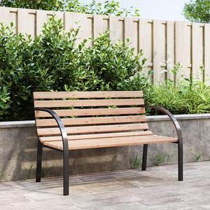 vidaXL Outdoor Storage Box Deck Box with Lid Patio Cabinet Storage Chest Brown