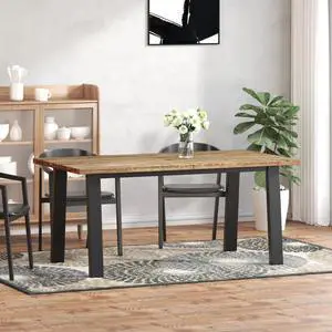 vidaXL Dining Table Kitchen Table Wooden Dining Room Table Solid Acacia Wood vidaXL Dining Table Kitchen Table Wooden Dining Room Table Solid Acacia Wood