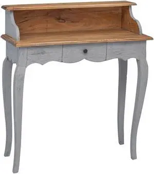 vidaXL Writing Desk Office Computer Desk Study Working Table Solid Mahogany Wood