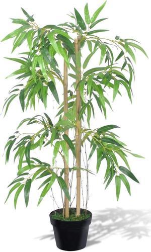 vidaXL Artificial Plant Artificial Bamboo Artificial Tree Twiggy with Pot 35.4"