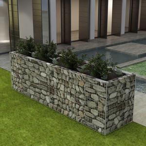 vidaXL Raised Garden Bed Patio Raised Flower Bed Galvanized Steel Anthracite