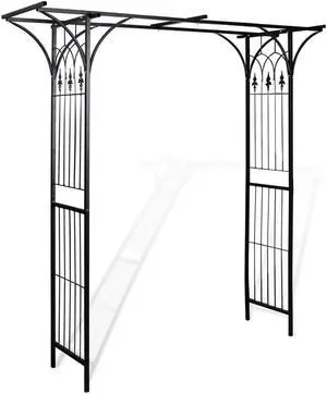 vidaXL Garden Arch Patio Backyard Plant Rose Trellis Archway Arbor Pergola vidaXL Garden Arch Patio Backyard Plant Rose Trellis Archway Arbor Pergola