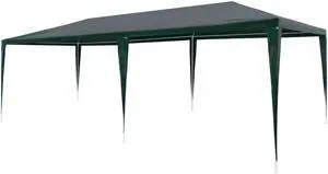 vidaXL Party Tent Outdoor Canopy Tent Patio Gazebo Marquee Sunshade PE Green