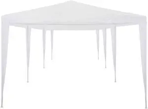 vidaXL Party Tent Outdoor Canopy Tent Patio Gazebo Marquee Sunshade PE White