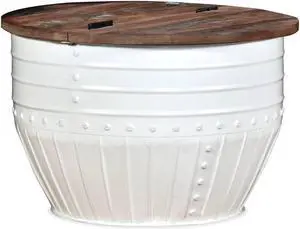 vidaXL Coffee Table End Table with Plastic Legs Side Table High Gloss White