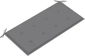 vidaXL Garden Bench Cushion Grey 100x50x4 cm Oxford Fabric