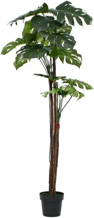 vidaXL Artificial Plant Green Wooden stems Large Artificial Plant