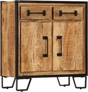 vidaXL Cabinet Bar Buffet Cabinet Console Table with Drawers Solid Wood Mango