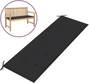 vidaXL Bench Cushion Water Repellent Garden Cushion Anthracite Oxford Fabric