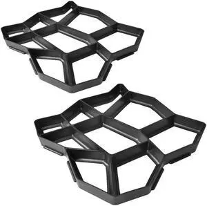 vidaXL Paving Molds Concrete Molds for Paving Pavement Molds and Forms 2Pcs