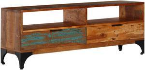 vidaXL TV Stand Monitor Stand Desktop Stand Console Unit Solid Reclaimed Wood