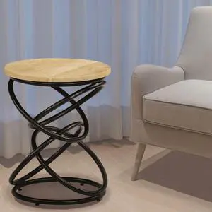 vidaXL Solid Mango Wood End Table Handmade Coffee Desk Lowboard Couch Stand vidaXL Solid Mango Wood End Table Handmade Coffee Desk Lowboard Couch Stand