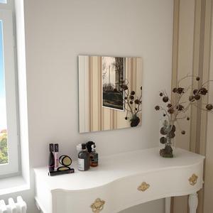 vidaXL Wall Mirror Bathroom Hanging Mirror Vanity Hallway Mirror Glass Square