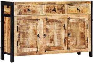 vidaXL Sideboard Drawer Cupboard Sideboard Buffet Cabinet Solid Wood Mango