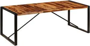 vidaXL Dining Table 86.6"x39.4"x29.5" Solid Sheesham Wood vidaXL Dining Table 86.6"x39.4"x29.5" Solid Sheesham Wood