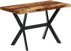vidaXL Bar Table Black Ã23.6" MDF Pub Counter Pedestal Cocktail Cafe Table