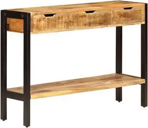 vidaXL Sideboard with Drawers Console Table Cabinet with Shelf Solid Wood Mango