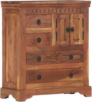 vidaXL Sideboard Cabinet Storage Sideboard for Living Room Solid Acacia Wood
