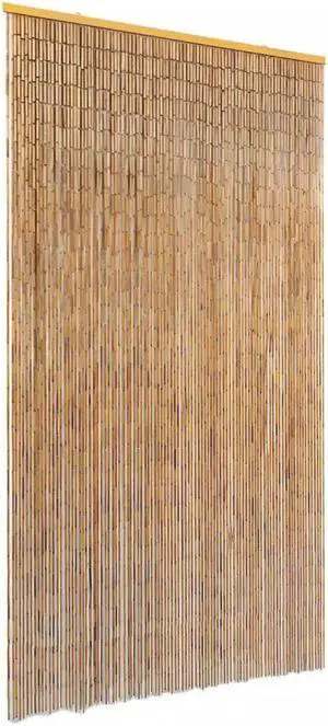 vidaXL Insect Door Curtain Bamboo 39.4"x86.6" Anti Mosquito Protector Screen vidaXL Insect Door Curtain Bamboo 39.4"x86.6" Anti Mosquito Protector Screen
