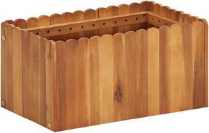 vidaXL Raised Garden Bed Raised Flower Bed Raised Garden Box Solid Acacia Wood