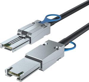 10Gtek External Mini SAS SFF-8088 Cable, SCSI SAS Cable, 2 Meter/6.56FT