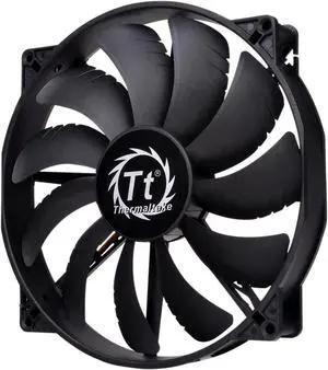 200mm Pure 20 Series Black 200x30mm Thick Quiet High Airflow Case Fan with Anti-Vibration Mounting System Cooling CL-F015-PL20BL-A