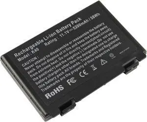 Futurebatt 11.1V 58Wh A32-F82 Laptop Battery For Asus K40 K40lJ K40lN K40E K50 K50I K50IJ K60 K61IC K60IJ K70 F52 F82 P50 P81 PR05C PR065 X5D X65 X66 X8A X8B X8D Fits P/N A32-F52 L0690L6 L0A2016