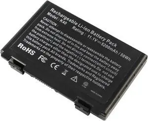 Futurebatt Laptop Battery for ASUS K40 K50 K60 K60IJ K61 K6C11 K601 K61IC K70IC K70IJ K70IO P50 P81 F82 F83S X50 X65 X70 X5D X5E X5C X5J X8B X8D, A32-F82 A32-F52 L0690L6 L0A2016 Notebook