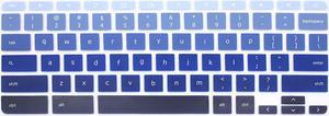 Silicone Keyboard Cover for 2017/2018 Acer Chromebook R11 CB3-131 CB3-132 CB5-132T Acer Chromebook R 13 CB5-312T Acer Chromebook 15 CB3-531 CB3-532 CB5-571 Acer Chromebook 14 CP5-471 (Blue Ombre)