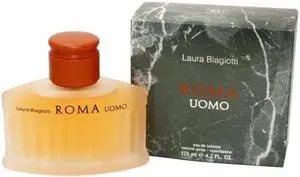 ROMA UOMO By Laura Biagiotti Eau De Toilette 4.2 oz Spray For Men ROMA UOMO By Laura Biagiotti Eau De Toilette 4.2 oz Spray For Men
